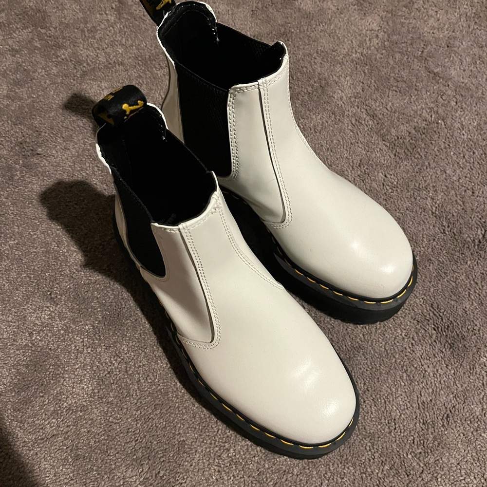 White Platform Dr. Martens